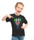 Kinder T Shirt Mädchen Fasching - Zirkus Clown Aufdruck- Karneval Printshirt Kostümidee DIY Last Minute Verkleidung Moonworks®preview