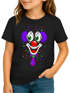 Kinder T Shirt Mädchen Fasching - Zirkus Clown Aufdruck- Karneval Printshirt Kostümidee DIY Last Minute Verkleidung Moonworks®preview