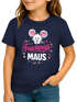 Kinder T-Shirt Mädchen - Faschingsmaus Karnevlasmaus - Kostümidee Last Minute Verkleidung Spruch lustig Moonworks®preview