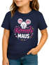 Kinder T-Shirt Mädchen - Faschingsmaus Karnevlasmaus - Kostümidee Last Minute Verkleidung Spruch lustig Moonworks®preview