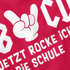 Kinder T-Shirt Mädchen Jetzt rocke ich die Schule Comichand AB/CD Geschenk zur Einschulung 2026 Schulanfang Moonworks®preview