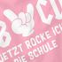 Kinder T-Shirt Mädchen Jetzt rocke ich die Schule Comichand AB/CD Geschenk zur Einschulung Schulanfang Moonworks®preview