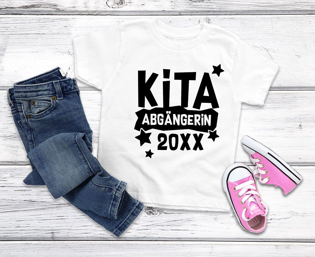 Kinder T-Shirt Mädchen Kita Abgänger 2022 Abschied Kindergarten