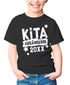 Kinder T-Shirt Mädchen Kita Abgängerin personalisiert mit Jahreszahl Abschied Kindergarten Geschenk Schulanfang 2025 Moonworks®preview