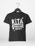 Kinder T-Shirt Mädchen Kita Abgängerin personalisiert mit Jahreszahl Abschied Kindergarten Geschenk Schulanfang 2025 Moonworks®preview