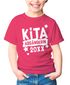 Kinder T-Shirt Mädchen Kita Abgängerin personalisiert mit Jahreszahl Abschied Kindergarten Geschenk Schulanfang 2025 Moonworks®preview