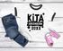 Kinder T-Shirt Mädchen Kita Abgängerin personalisiert mit Jahreszahl Abschied Kindergarten Geschenk Schulanfang 2025 Moonworks®preview