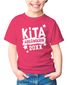 Kinder T-Shirt Mädchen Kita Abgängerin personalisiert mit Jahreszahl Abschied Kindergarten Geschenk Schulanfang 2025 Moonworks®preview
