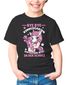 Kinder T-Shirt Mädchen mit Einhorn Motiv und Spruch Bye Bye Kindergarten, ich glitzer jetzt in der Schule Geschenk zur Einschulung 2025 Schulanfang Moonworks®preview