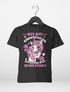 Kinder T-Shirt Mädchen mit Einhorn Motiv und Spruch Bye Bye Kindergarten, ich glitzer jetzt in der Schule Geschenk zur Einschulung 2025 Schulanfang Moonworks®preview