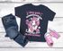 Kinder T-Shirt Mädchen mit Einhorn Motiv und Spruch Bye Bye Kindergarten, ich glitzer jetzt in der Schule Geschenk zur Einschulung 2025 Schulanfang Moonworks®preview