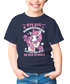 Kinder T-Shirt Mädchen mit Einhorn Motiv und Spruch Bye Bye Kindergarten, ich glitzer jetzt in der Schule Geschenk zur Einschulung 2026 Schulanfang Moonworks®preview