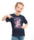 Kinder T-Shirt Mädchen mit Einhorn Motiv und Spruch Bye Bye Kindergarten, ich glitzer jetzt in der Schule Geschenk zur Einschulung 2026 Schulanfang Moonworks®preview