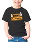 Kinder T-Shirt Mädchen Parodie Ortsschild Schule Kindergarten Geschenk zur Einschulung 2025 Schulanfang Moonworks®preview