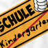 Kinder T-Shirt Mädchen Parodie Ortsschild Schule Kindergarten Geschenk zur Einschulung 2026 Schulanfang Moonworks®preview