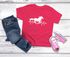 Kinder T-Shirt Mädchen Pferd Motiv Reiten Geschenk für Mädchen Pferde Tiermotiv Moonworks®preview