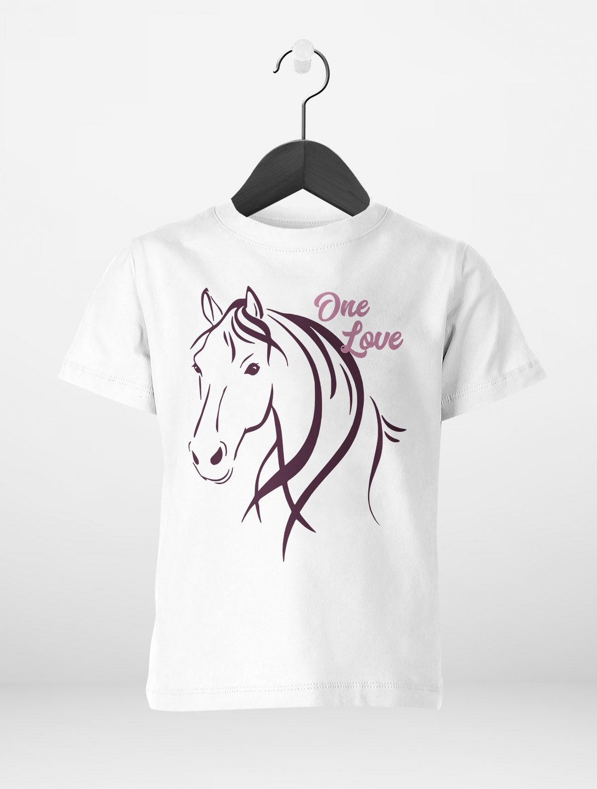 Kinder T-Shirt für eBay Pferde-Motiv Pferdeliebhaber Mädchen Mädchen | Reiten Geschenk