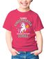 Kinder T-Shirt Mädchen Schulkind Tschüss Kindergarten ich glitzer jetzt in der Schule Einhorn Geschenk zur Einschulung 2025 Moonworks®preview