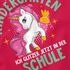Kinder T-Shirt Mädchen Schulkind Tschüss Kindergarten ich glitzer jetzt in der Schule Einhorn Geschenk zur Einschulung 2025 Moonworks®preview