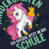 Kinder T-Shirt Mädchen Schulkind Tschüss Kindergarten ich glitzer jetzt in der Schule Einhorn Geschenk zur Einschulung 2026 Moonworks®preview
