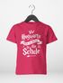 Kinder T-Shirt Mädchen Vor muss ich erstmal zur Schule Geschenk zur Einschulung 2025 Schulanfang Moonworks®preview