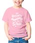 Kinder T-Shirt Mädchen Vor muss ich erstmal zur Schule Geschenk zur Einschulung 2025 Schulanfang Moonworks®preview