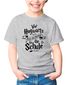 Kinder T-Shirt Mädchen Vor muss ich erstmal zur Schule Geschenk zur Einschulung 2025 Schulanfang Moonworks®preview
