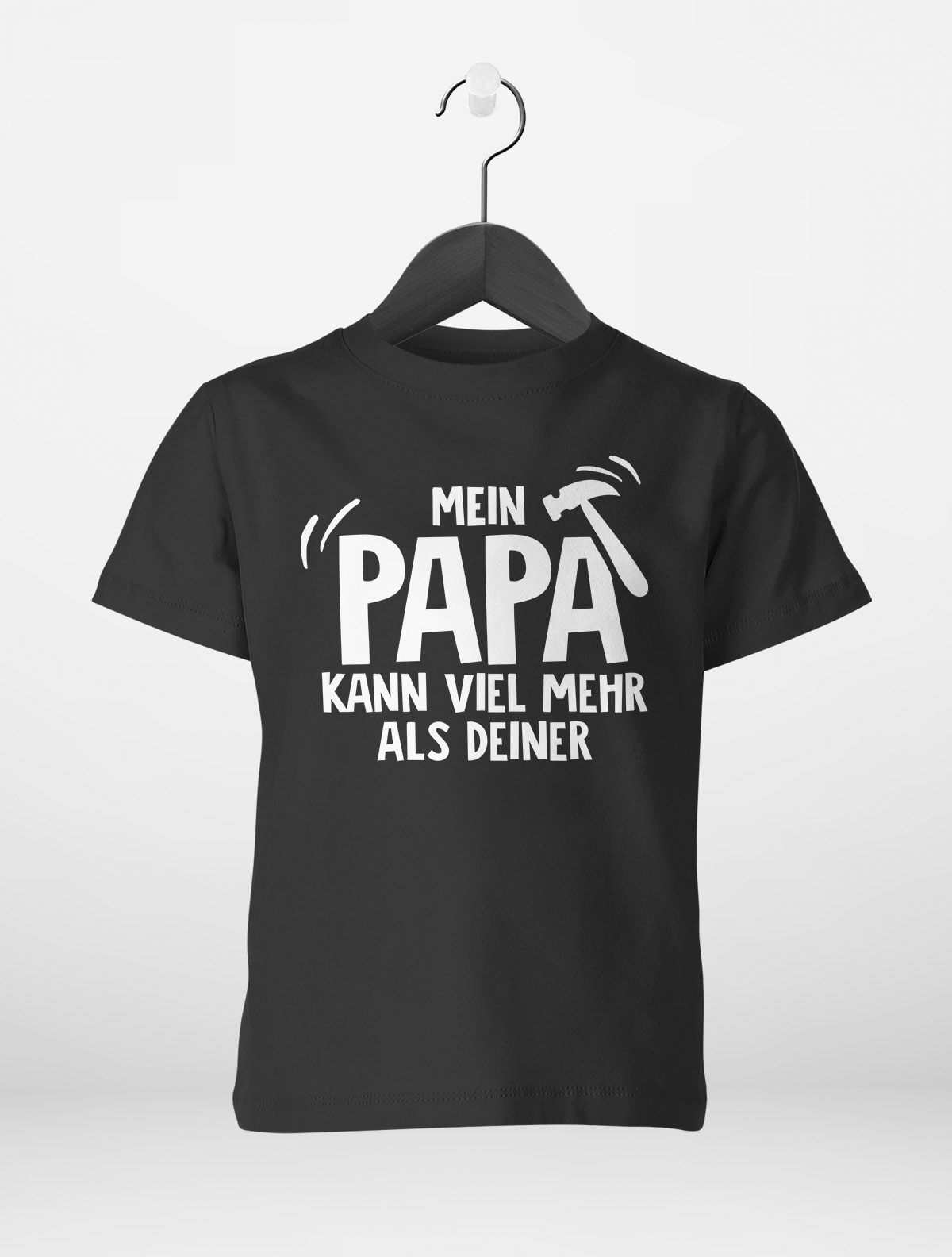 Kinder TShirt Mein Papa kann viel mehr als deiner Spruch lustig