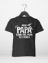 Kinder T-Shirt  Mein Papa kann viel mehr als deiner Spruch lustig Geschenk für Jungen Moonworks®preview