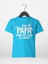 Kinder T-Shirt  Mein Papa kann viel mehr als deiner Spruch lustig Geschenk für Jungen Moonworks®preview