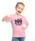 Kinder T-Shirt  Mein Papa kann viel mehr als deiner Spruch lustig Geschenk für Mädchen Moonworks®preview