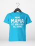 Kinder T-Shirt  Meine Mama ist hübscher als deine Spruch lustig Geschenk für Jungen Moonworks®preview