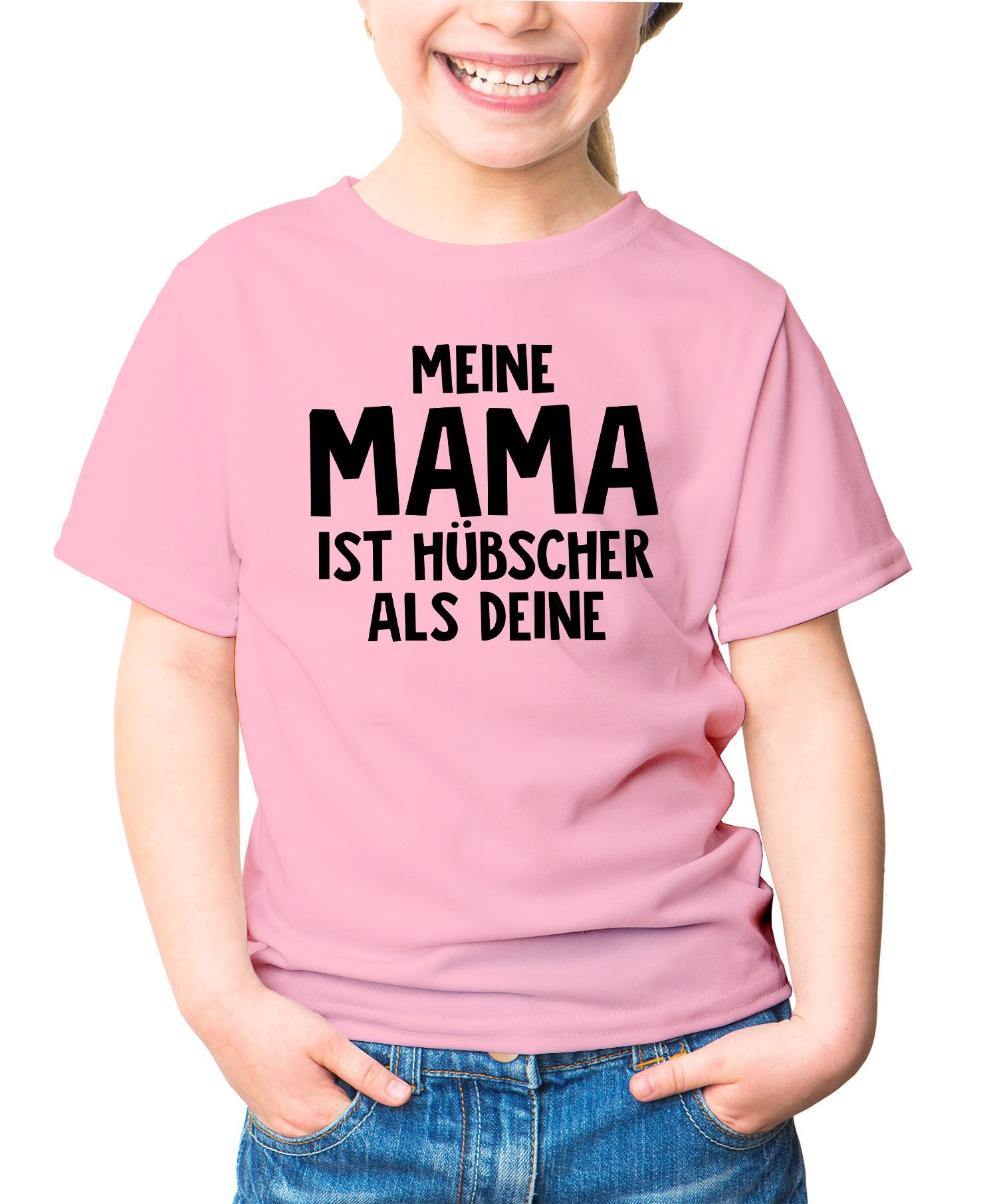 Mama Moonworks® für deine Mädchen Meine Akowi Geschenk als Kinder hübscher | ist lustig T-Shirt Spruch