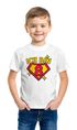 Kinder T-Shirt Superheld Superheldin Geburtstag Alter Motiv lustig Geburtstagshirt Geschenk für Jungen Moonworks®preview