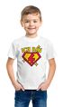 Kinder T-Shirt Superheld Superheldin Geburtstag Alter Motiv lustig Geburtstagshirt Geschenk für Jungen Moonworks®preview