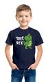 Kinder T-Shirt Weihnachten Dinoasaurier Tree Rex XMAS Outfit Weihnachtsshirt Jungen Mädchen Moonworks®preview