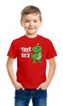 Kinder T-Shirt Weihnachten Dinoasaurier Tree Rex XMAS Outfit Weihnachtsshirt Jungen Mädchen Moonworks®preview