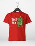 Kinder T-Shirt Weihnachten Dinoasaurier Tree Rex XMAS Outfit Weihnachtsshirt Jungen Mädchen Moonworks®preview