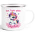 Kinder-Tasse Emaille personalisiert mit Namen und Einhorn Aufdruck Namenstasse individuelle Geschenke Mädchen SpecialMe®preview