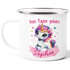Kinder-Tasse Emaille personalisiert mit Namen und Einhorn Aufdruck Namenstasse individuelle Geschenke Mädchen SpecialMe®preview