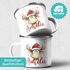 Kinder-Tasse Emaille Weihnachten Motivtasse Rentier Elch Kuh personalisiert mit Namen Namenstasse individuelle Geschenke SpecialMe®preview