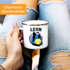 Kinder-Tasse {style_variation_string} aus Emaille personalisiert Wunschname Namenstasse individuelle Geschenke {replace1} MoonWorks®preview