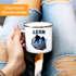 Kinder-Tasse {style_variation_string} aus Emaille personalisiert Wunschname Namenstasse individuelle Geschenke {replace1} MoonWorks®preview
