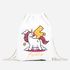 Kinder Turnbeutel Einhorn mit Name Alter personalisierte Geschenke Geburtstag Mädchen  (3-6 Jahre) SpecialMe®preview