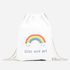 Kinder Turnbeutel Regenbogen Alles wird gut Geschenk Mut machen Trost für Kinder Jungen Mädchen Moonworks®preview