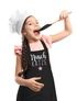 Kinderschürze mit Spruch Naschkatze Stern Kochschürze für Kinder Geschenk für Mädchen SpecialMe®preview