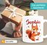 Kindertasse Eichhörnchen Tiermotive personalisierte Namenstasse Keramik für Kinder Jungen Mädchen Namensgeschenke SpecialMe®preview