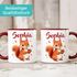 Kindertasse Eichhörnchen Tiermotive personalisierte Namenstasse Keramik für Kinder Jungen Mädchen Namensgeschenke SpecialMe®preview