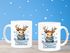 Kindertasse Frohe Weihnachten Tier-Motive personalisiert mit Namen Namenstasse Geschenk für Jungen und Mädchen SpecialMe®preview