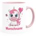 Kindertasse Keramik Einhorn Wunschname Herz personalisierte Namenstasse für Kinder Mädchen SpecialMe®preview